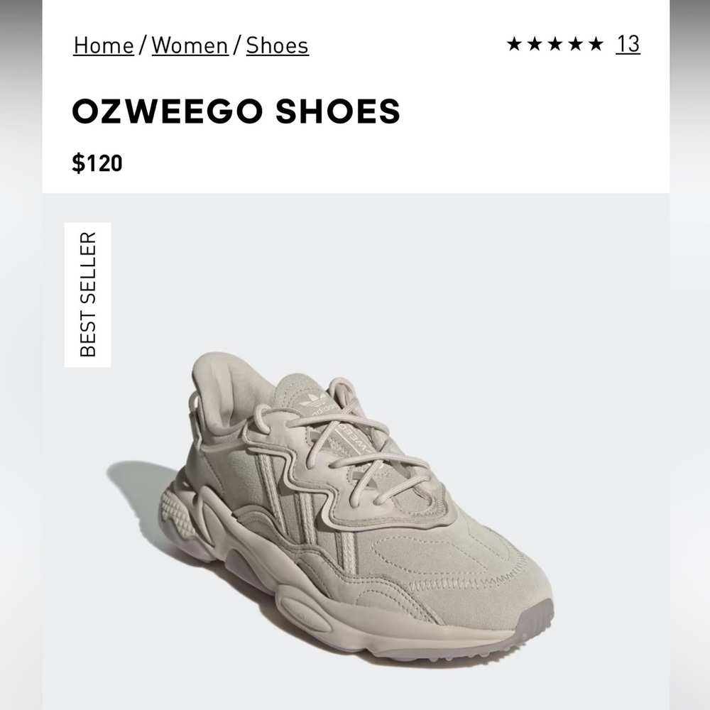 Adidas Ozweego Sneakers in beige